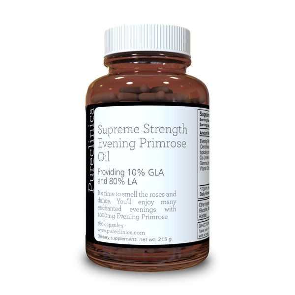 Superstarkes Nachtkerzenöl 1000mg - 180 Kapseln - 6 Monate Versorgung pro Flasche Verkauf